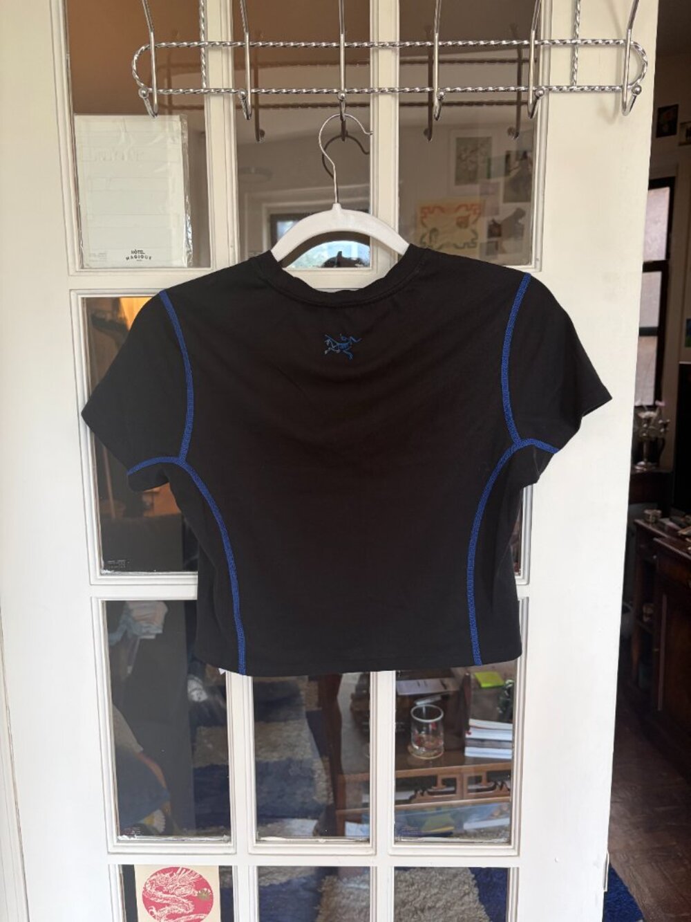 Arc'teryx System A Alesa SS Women's Tee - Black/Vitality - Picture 4 of 10